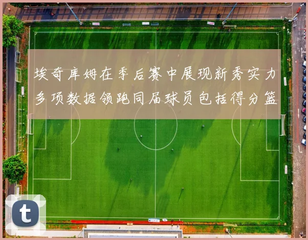 埃奇库姆在季后赛中展现新秀实力多项数据领跑同届球员包括得分篮板助攻抢断三分